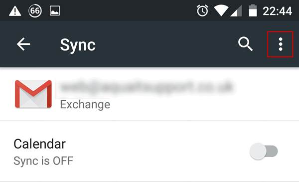 Step 5 - Select the Menu button