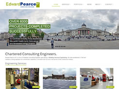 Screenshot of Edward Pearce website