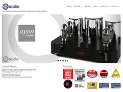 Screenshot of Fi Audio website